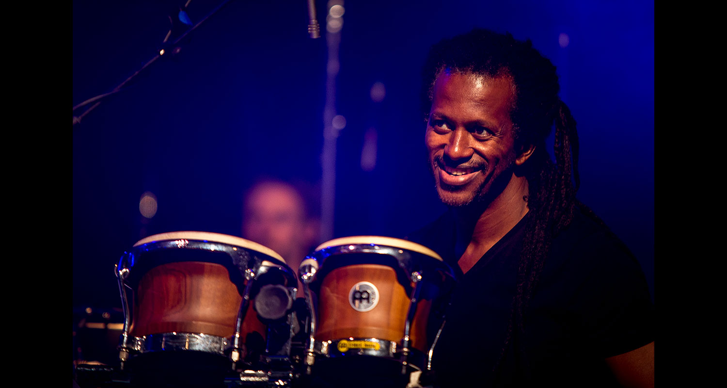 Luis Ribeiro, Multi-Perkussionist und Stargast 2015, Auftritt beim Eröffnungskonzert 2016